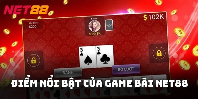 Kho game bài NET88 phong phú với nhiều thể loại hấp dẫn