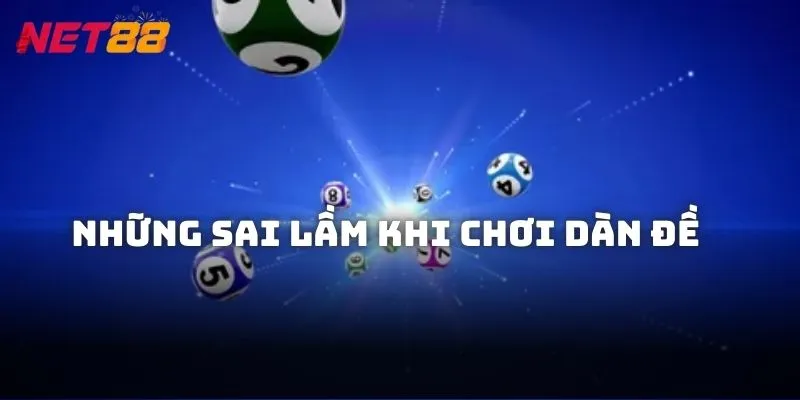 Những sai lầm khi chơi bộ số bạn nên tránh
